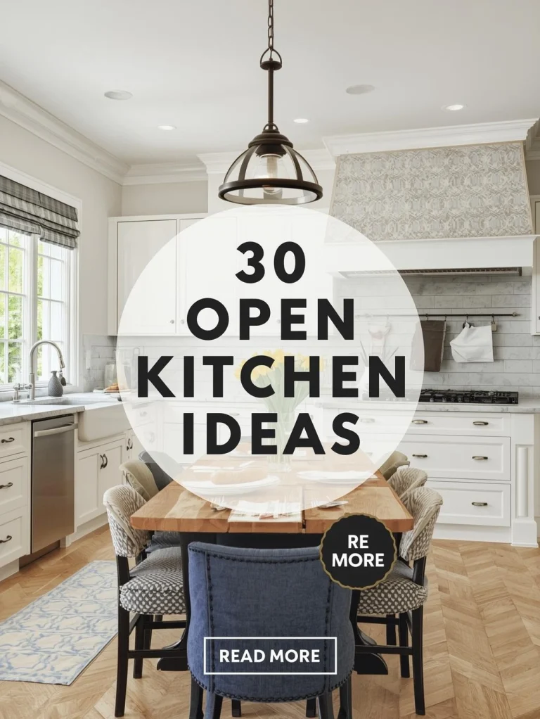 Open Kitchen Ideas for Small Spaces