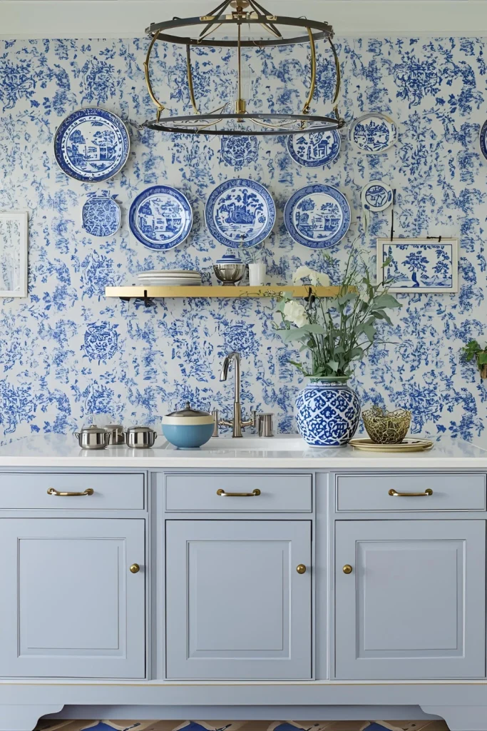 Blue Willow Kitchen Decor Ideas