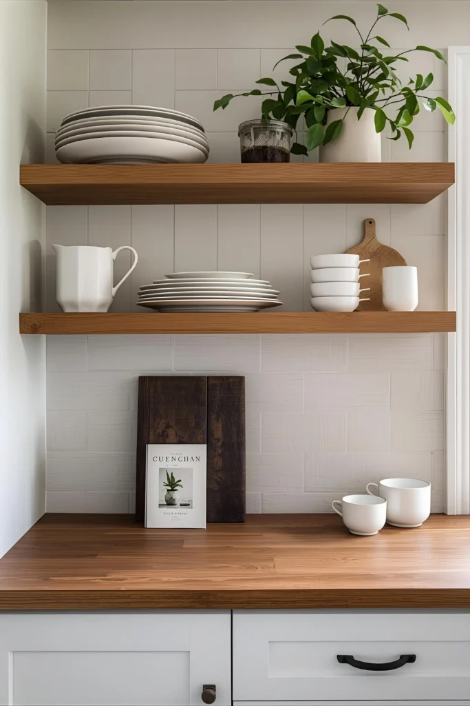 Warm Open Shelving Done Right